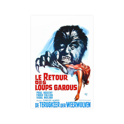 CURSE OF THE DEVIL (Belgian) 1973 - Paper Movie Poster-12″ x 18″ (Vertical)-The Sticker Space