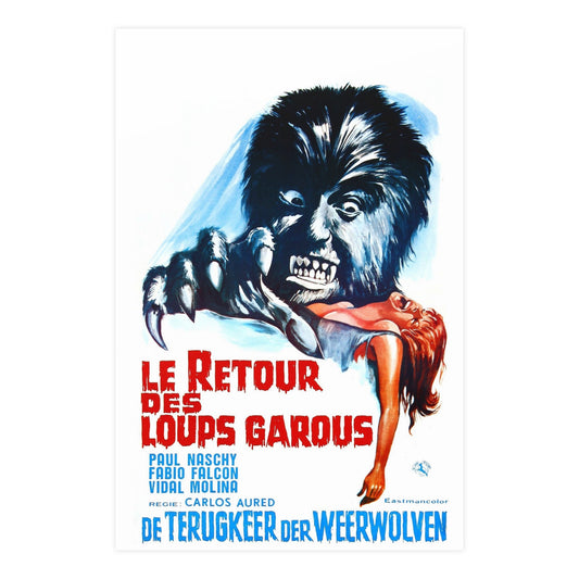 CURSE OF THE DEVIL (Belgian) 1973 - Paper Movie Poster-24″ x 36″ (Vertical)-The Sticker Space