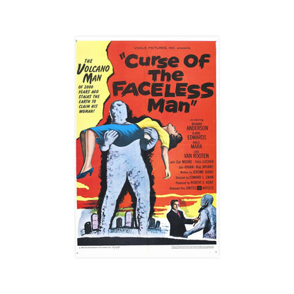 CURSE OF THE FACELESS MAN 1958 - Paper Movie Poster-11″ x 17″ (Vertical)-The Sticker Space