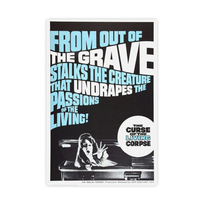 CURSE OF THE LIVING CORPSE 1964 - Paper Movie Poster-16″ x 24″ (Vertical)-The Sticker Space