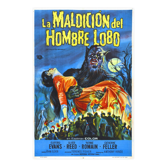 CURSE OF THE WEREWOLF (SPANISH) 1961 - Paper Movie Poster-24″ x 36″ (Vertical)-The Sticker Space