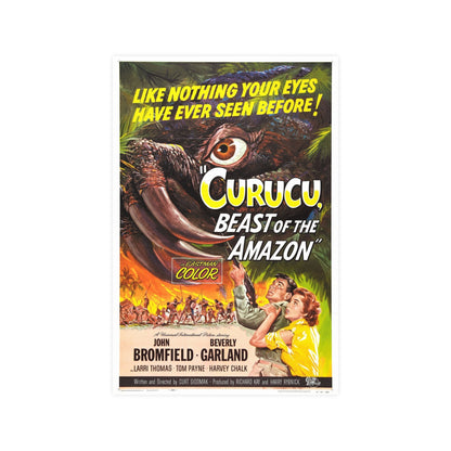 CURUCU, BEAST OF THE AMAZON 1956 - Paper Movie Poster-12″ x 18″ (Vertical)-The Sticker Space