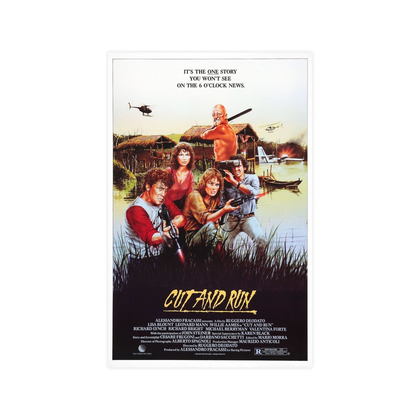 CUT AND RUN 1984 - Paper Movie Poster-11″ x 17″ (Vertical)-The Sticker Space