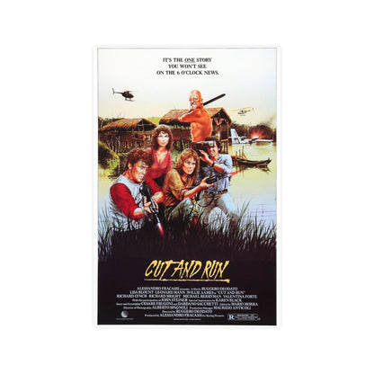CUT AND RUN 1984 - Paper Movie Poster-12″ x 18″ (Vertical)-The Sticker Space