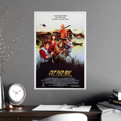 CUT AND RUN 1984 - Paper Movie Poster-The Sticker Space