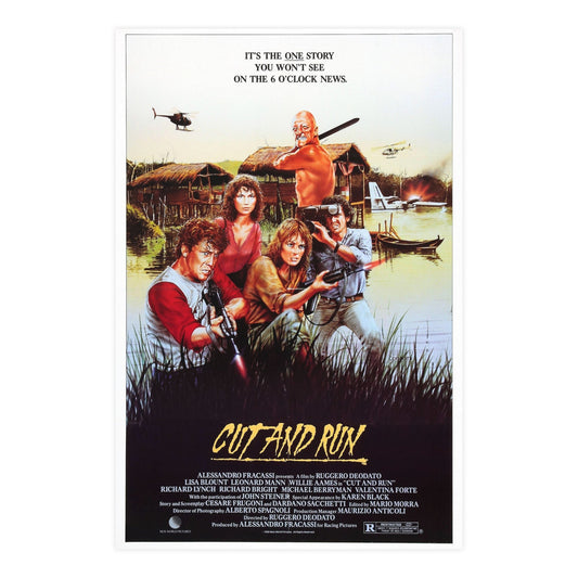 CUT AND RUN 1984 - Paper Movie Poster-24″ x 36″ (Vertical)-The Sticker Space