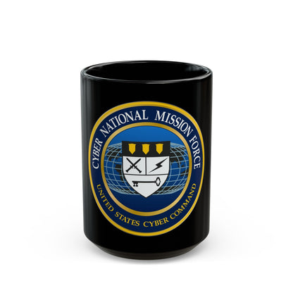 Cyber National Mission Force (U.S. Army) Black Coffee Mug-15oz-The Sticker Space
