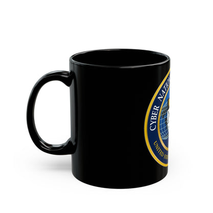 Cyber National Mission Force (U.S. Army) Black Coffee Mug-The Sticker Space