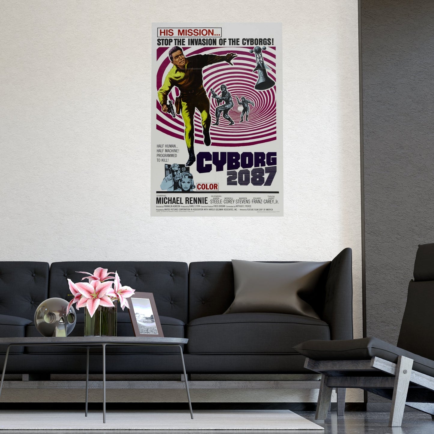 CYBORG 2087 1966 - Paper Movie Poster-The Sticker Space