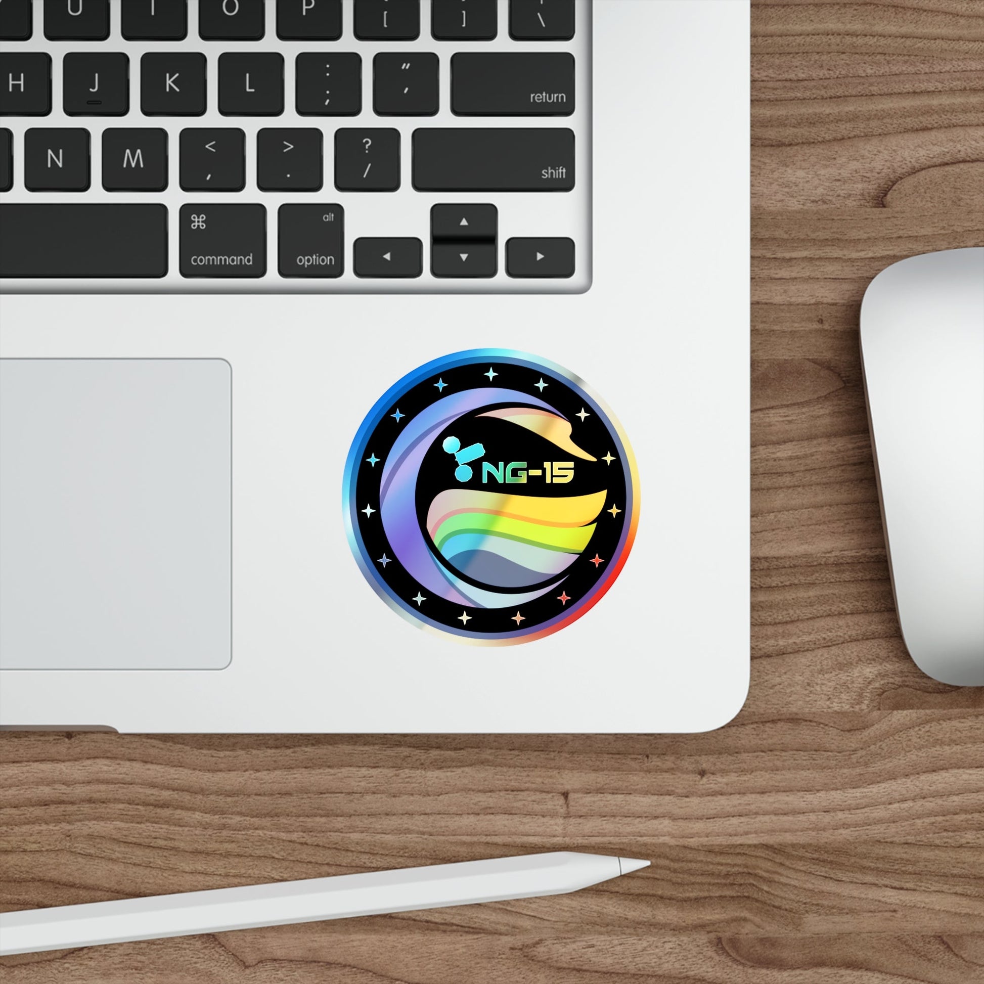 Cygnus NG-15 (SpaceX) Holographic STICKER Die-Cut Vinyl Decal-The Sticker Space