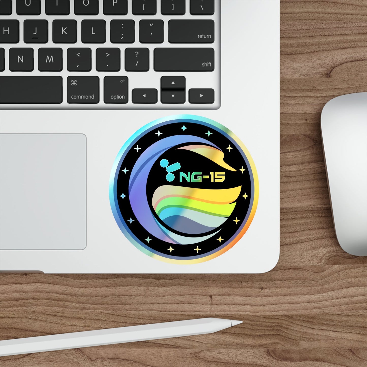 Cygnus NG-15 (SpaceX) Holographic STICKER Die-Cut Vinyl Decal-The Sticker Space