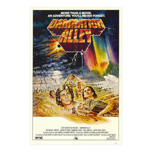 DAMNATION ALLEY 1977 - Paper Movie Poster-24″ x 36″ (Vertical)-The Sticker Space