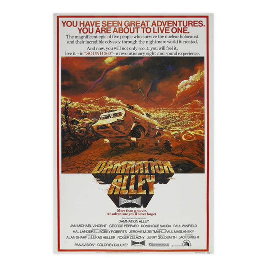 DAMNATION ALLEY (2) 1977 - Paper Movie Poster-24″ x 36″ (Vertical)-The Sticker Space