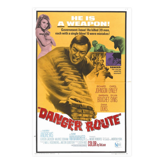 DANGER ROUTE 1967 - Paper Movie Poster-24″ x 36″ (Vertical)-The Sticker Space