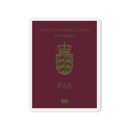 Danish Passport - Die-Cut Magnet-2" x 2"-The Sticker Space