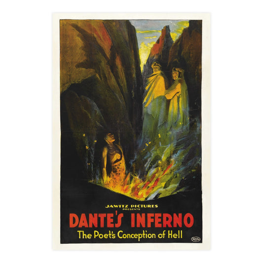 DANTE'S INFERNO (2) 1921 - Paper Movie Poster-24″ x 36″ (Vertical)-The Sticker Space