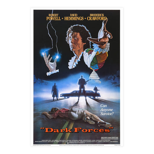 DARK FORCES (HARLEQUIN) 1980 - Paper Movie Poster-24″ x 36″ (Vertical)-The Sticker Space