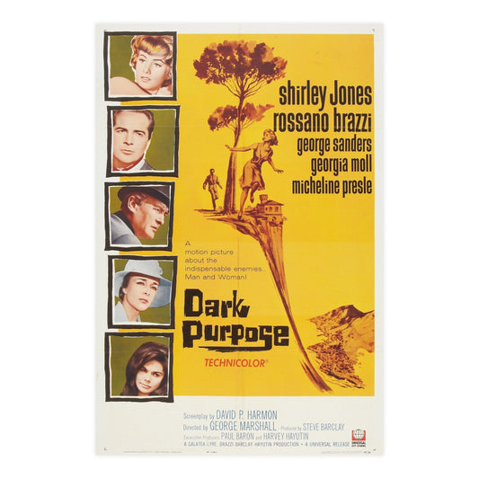 DARK PURPOSE 1964 - Paper Movie Poster-24″ x 36″ (Vertical)-The Sticker Space
