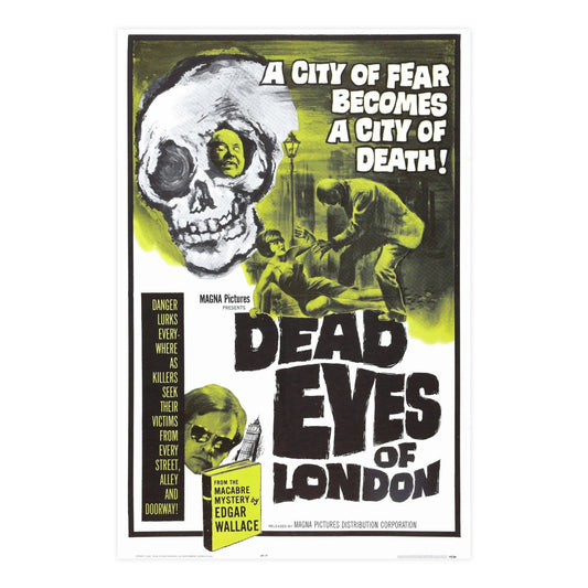 DEAD EYES OF LONDON 1961 - Paper Movie Poster-24″ x 36″ (Vertical)-The Sticker Space