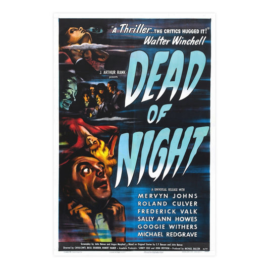 DEAD OF NIGHT 1945 - Paper Movie Poster-24″ x 36″ (Vertical)-The Sticker Space