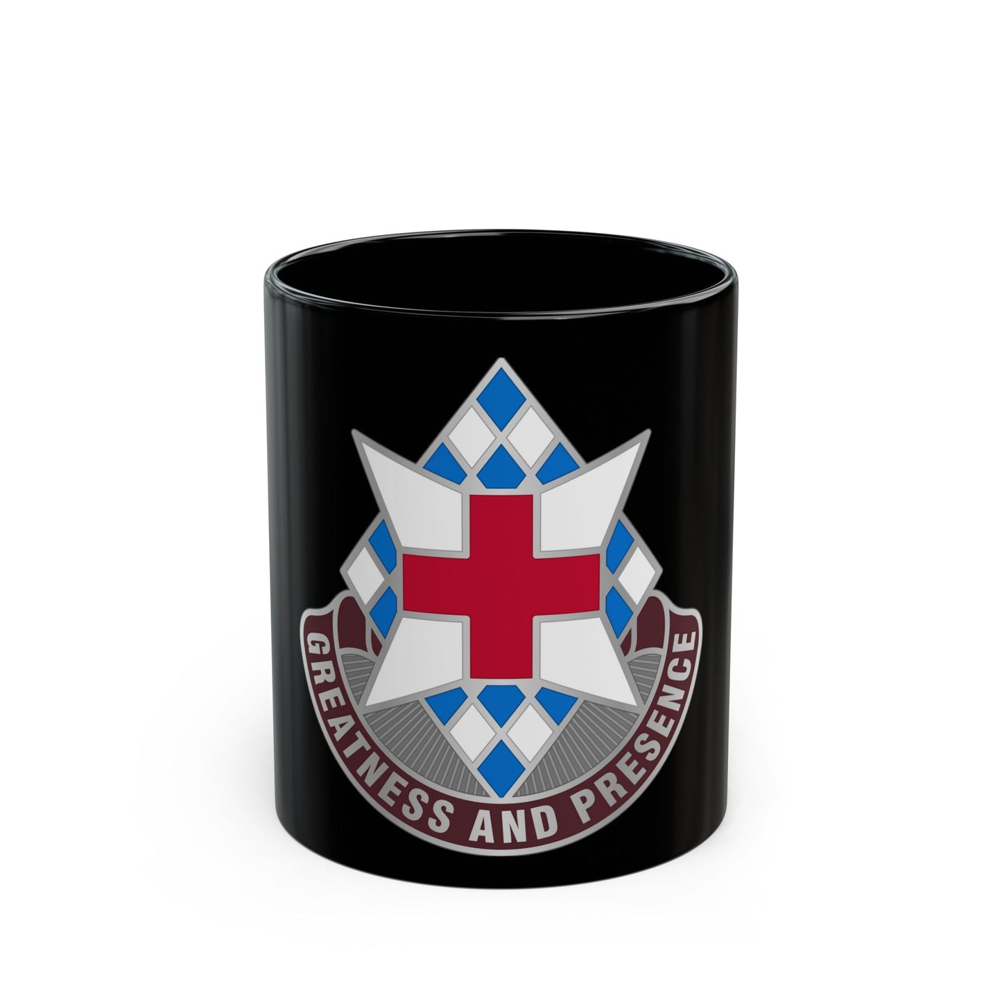 Dental Health Activity Bavaria (U.S. Army) Black Coffee Mug-11oz-The Sticker Space