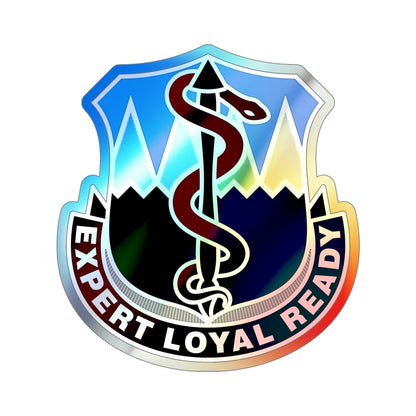 Dental Health Activity Fort Carson (U.S. Army) Holographic STICKER Die-Cut Vinyl Decal-5 Inch-The Sticker Space