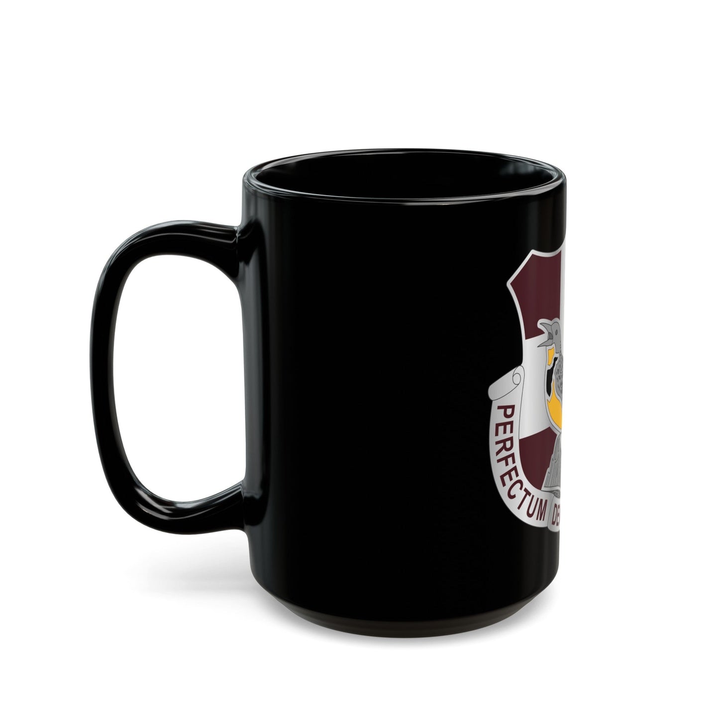Dental Health Activity Fort Riley (U.S. Army) Black Coffee Mug-The Sticker Space