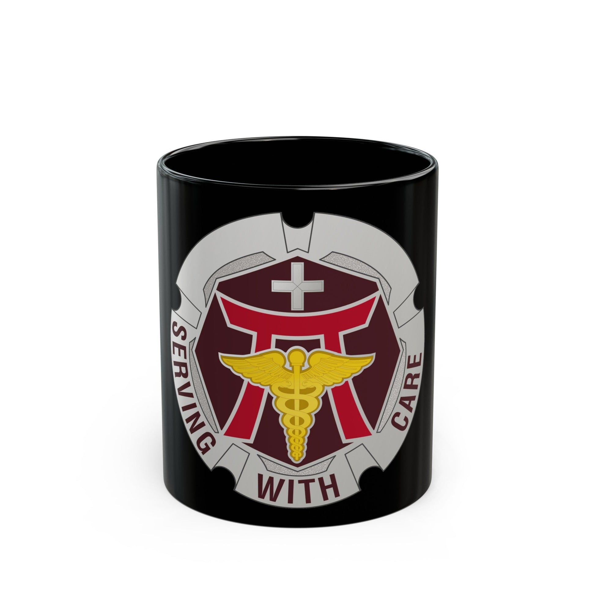 Dental Health Activity Japan (U.S. Army) Black Coffee Mug-11oz-The Sticker Space