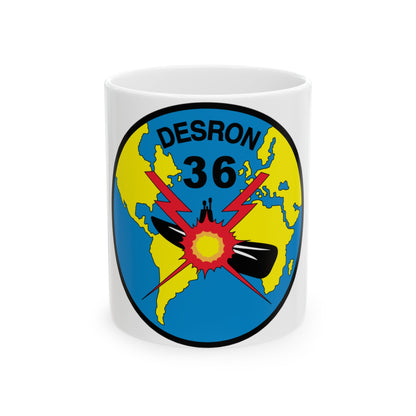 Desron 36 (U.S. Navy) White Coffee Mug-11oz-The Sticker Space