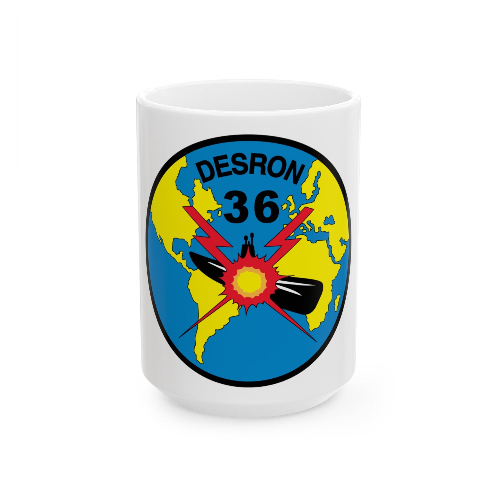 Desron 36 (U.S. Navy) White Coffee Mug-15oz-The Sticker Space