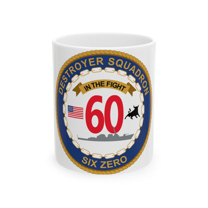 Destroyer Sq 60 (U.S. Navy) White Coffee Mug-11oz-The Sticker Space