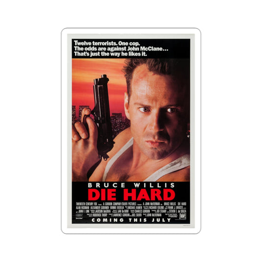 Die Hard 1988 Movie Poster STICKER Vinyl Die-Cut Decal-2 Inch-The Sticker Space