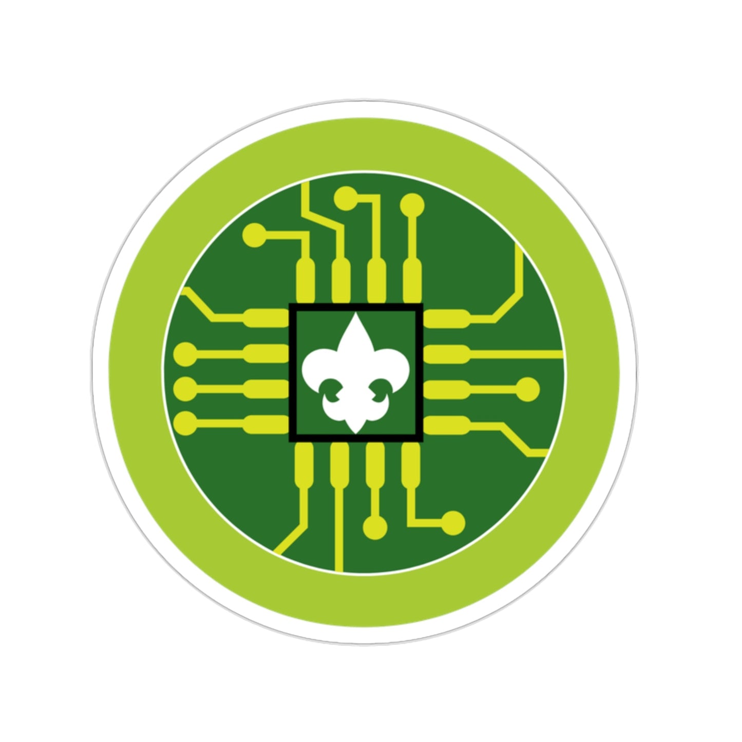 Digital Technology (Boy Scouts Merit Badge) STICKER Vinyl Die-Cut Decal-2 Inch-The Sticker Space