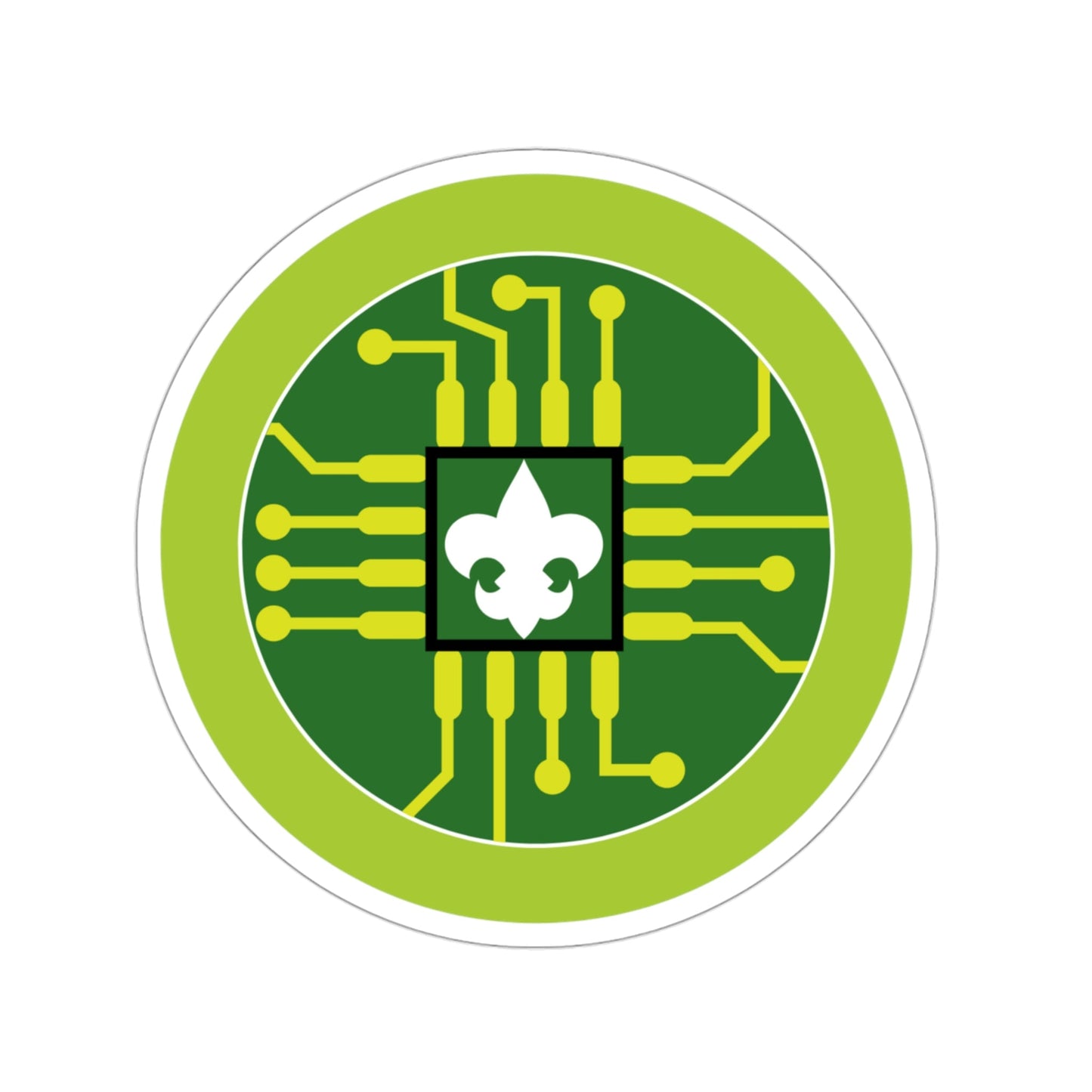 Digital Technology (Boy Scouts Merit Badge) STICKER Vinyl Die-Cut Decal-3 Inch-The Sticker Space