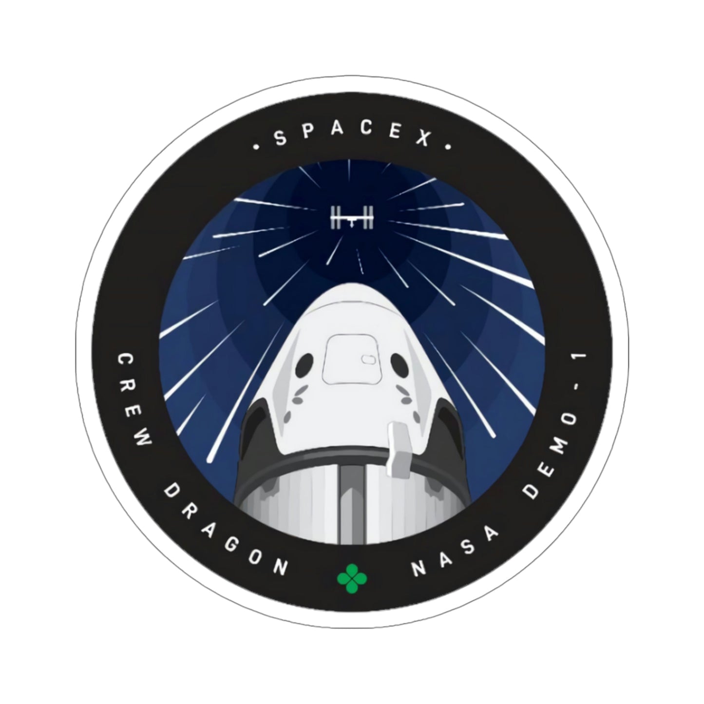 DM-1 (SpaceX) STICKER Vinyl Die-Cut Decal-5 Inch-The Sticker Space