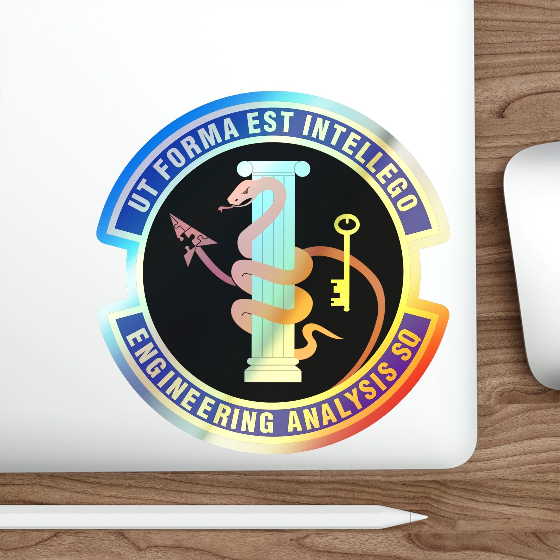 Engineering Analysis Squadron (U.S. Air Force) Holographic STICKER Die-Cut Vinyl Decal-The Sticker Space