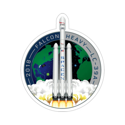 Falcon Heavy Demo (SpaceX) STICKER Vinyl Die-Cut Decal-2 Inch-The Sticker Space