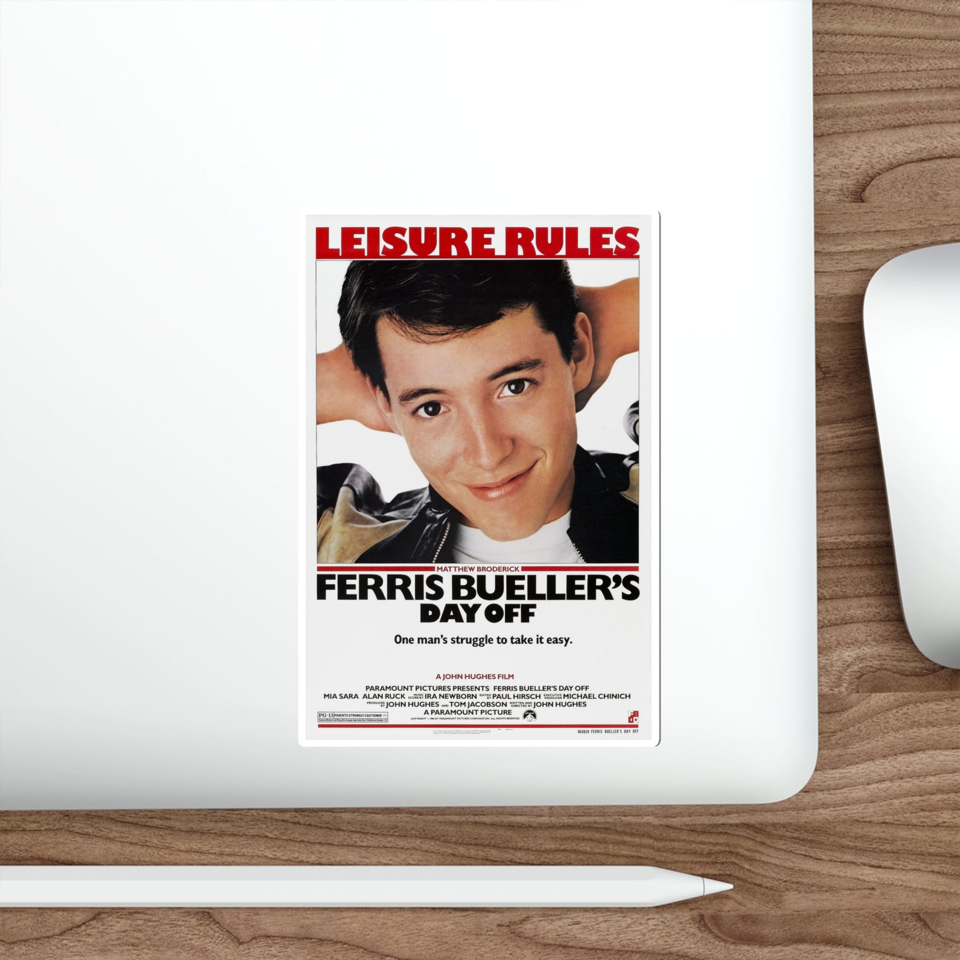 Ferris Bueller's Day Off 1986 Movie Poster STICKER Vinyl Die-Cut Decal-The Sticker Space
