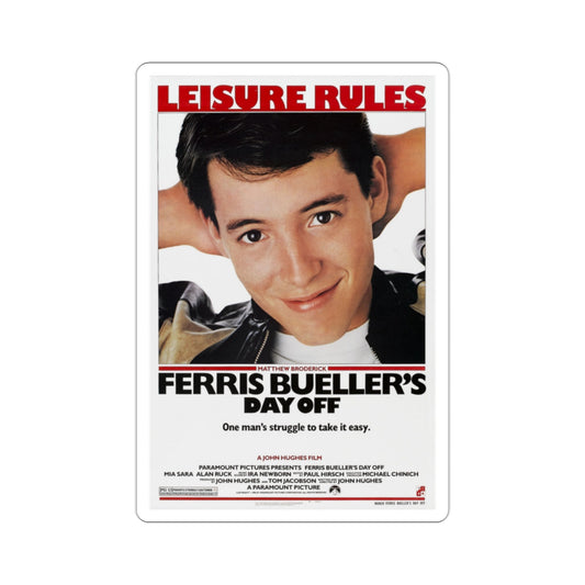Ferris Bueller's Day Off 1986 Movie Poster STICKER Vinyl Die-Cut Decal-2 Inch-The Sticker Space