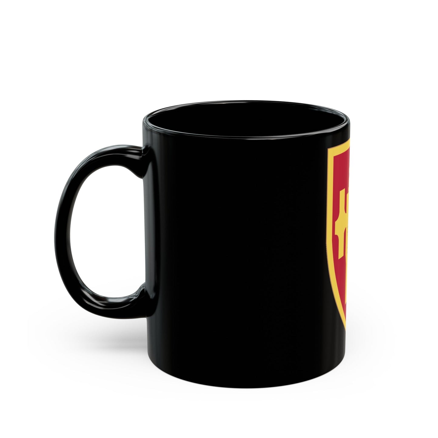 Field Artillery Center and School (U.S. Army) Black Coffee Mug-The Sticker Space