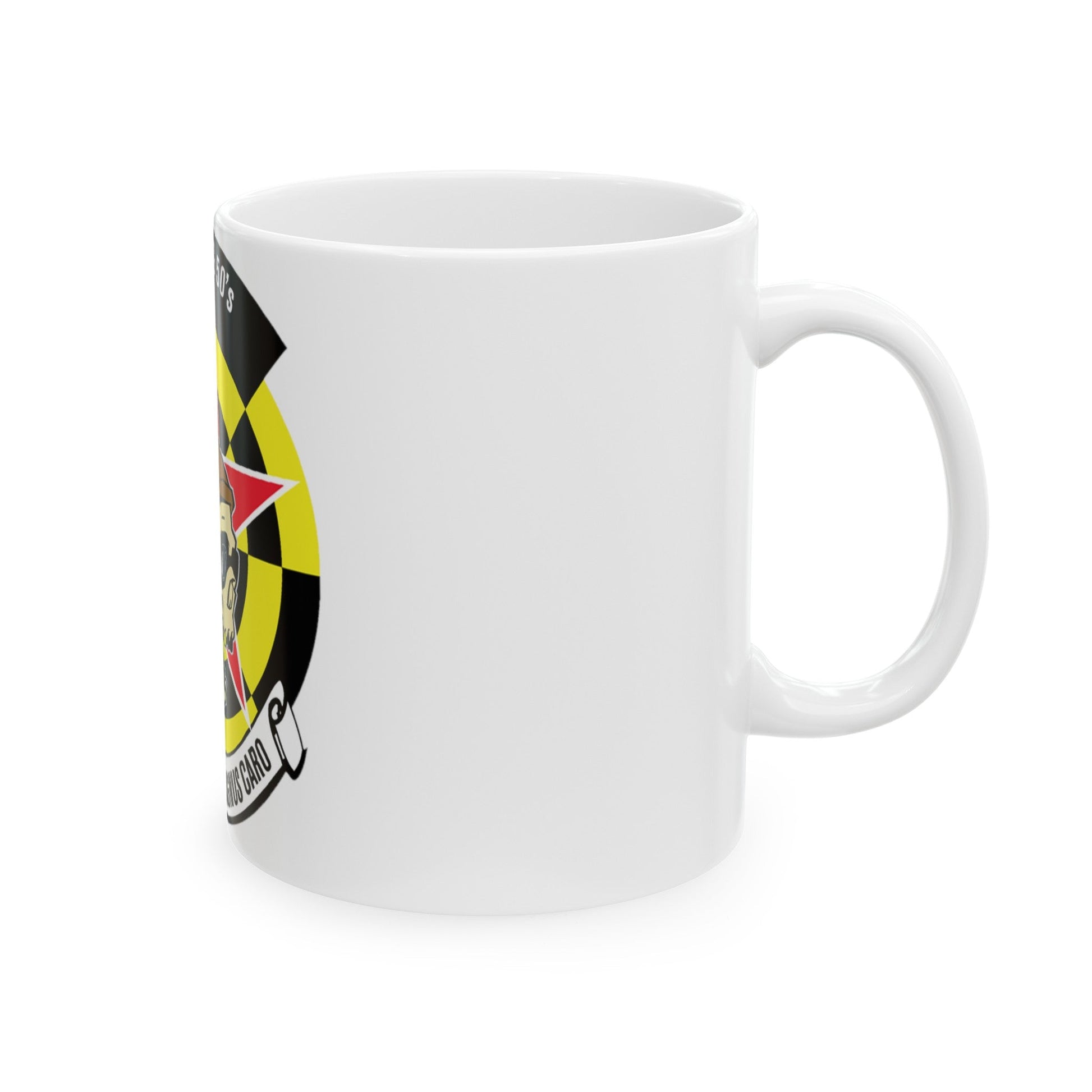 Fighting 50's (U.S. Navy) White Coffee Mug-The Sticker Space