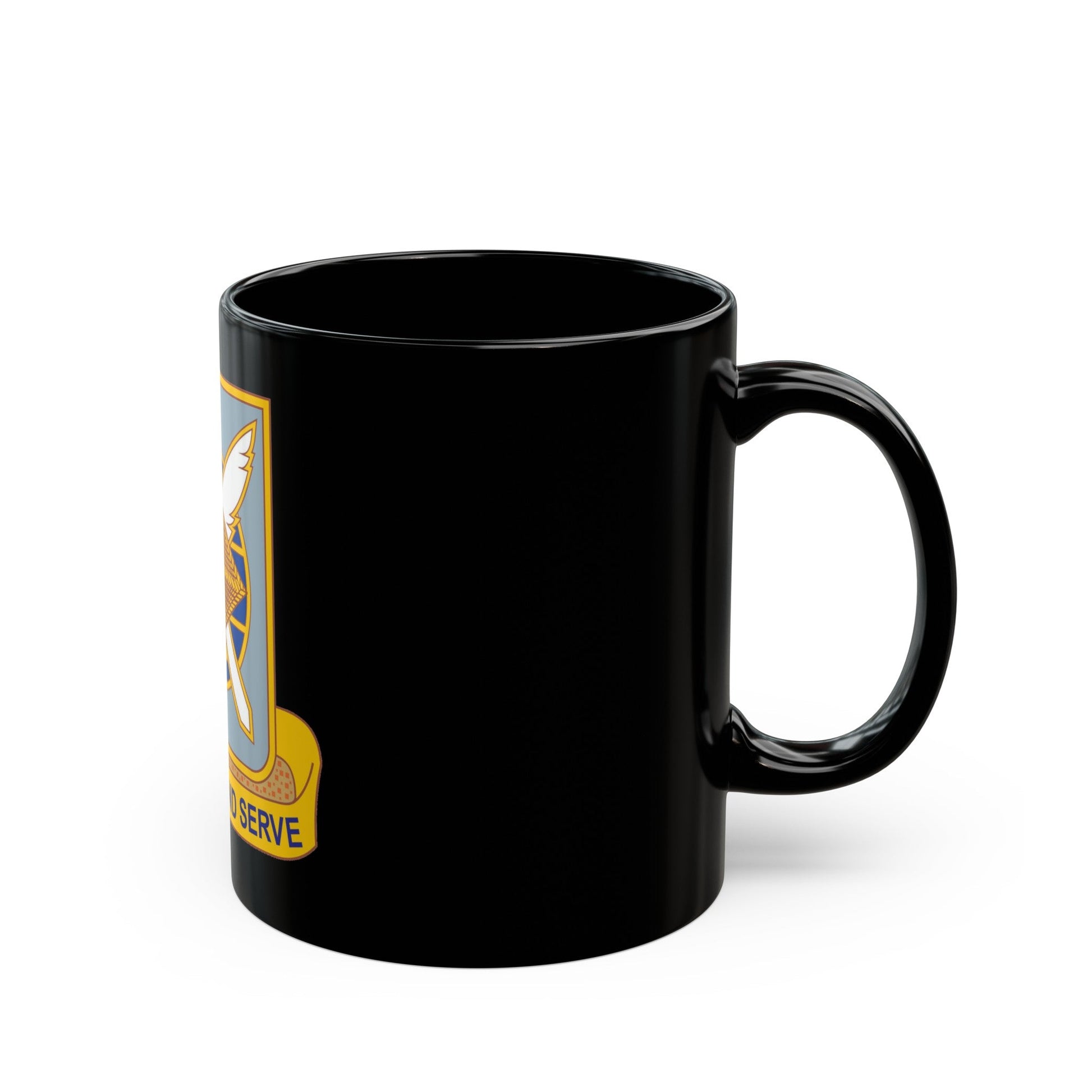 Finance Corps (U.S. Army) Black Coffee Mug-The Sticker Space