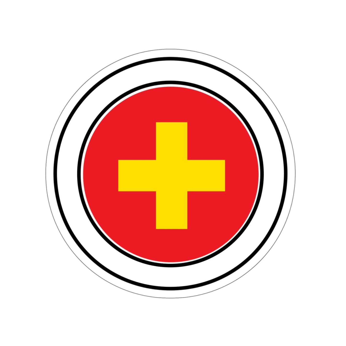 First Aid (Boy Scouts Merit Badge) STICKER Vinyl Die-Cut Decal-6 Inch-The Sticker Space