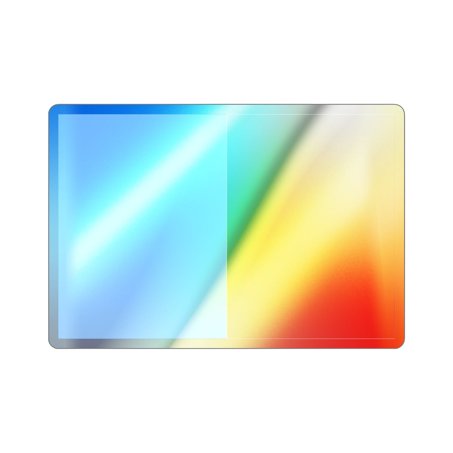 First Flag of Argentina Holographic STICKER Die-Cut Vinyl Decal-4 Inch-The Sticker Space