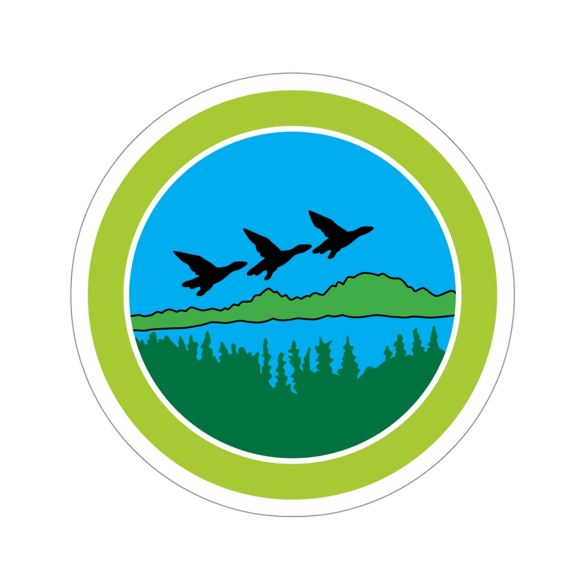 Fish and Wildlife Management (Boy Scouts Merit Badge) STICKER Vinyl Die-Cut Decal-4 Inch-The Sticker Space