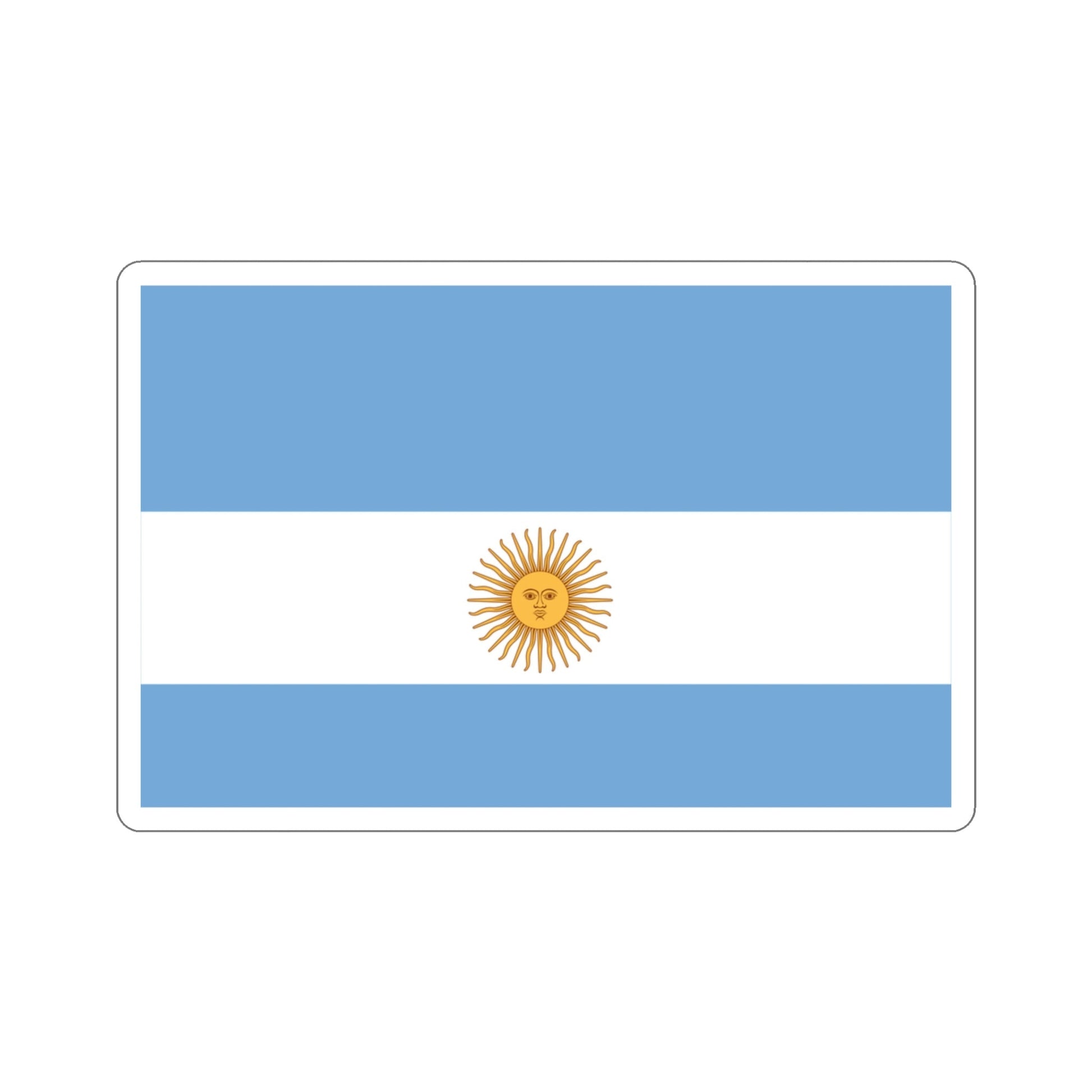 Flag de Marina Argentina 1818 STICKER Vinyl Die-Cut Decal-3 Inch-The Sticker Space