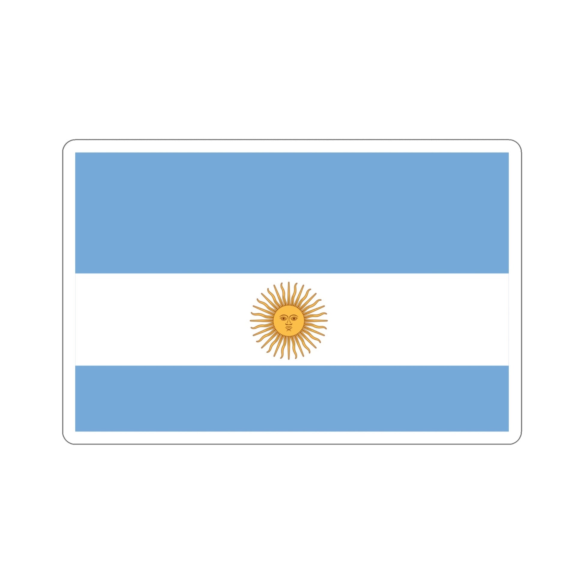 Flag de Marina Argentina 1818 STICKER Vinyl Die-Cut Decal-4 Inch-The Sticker Space