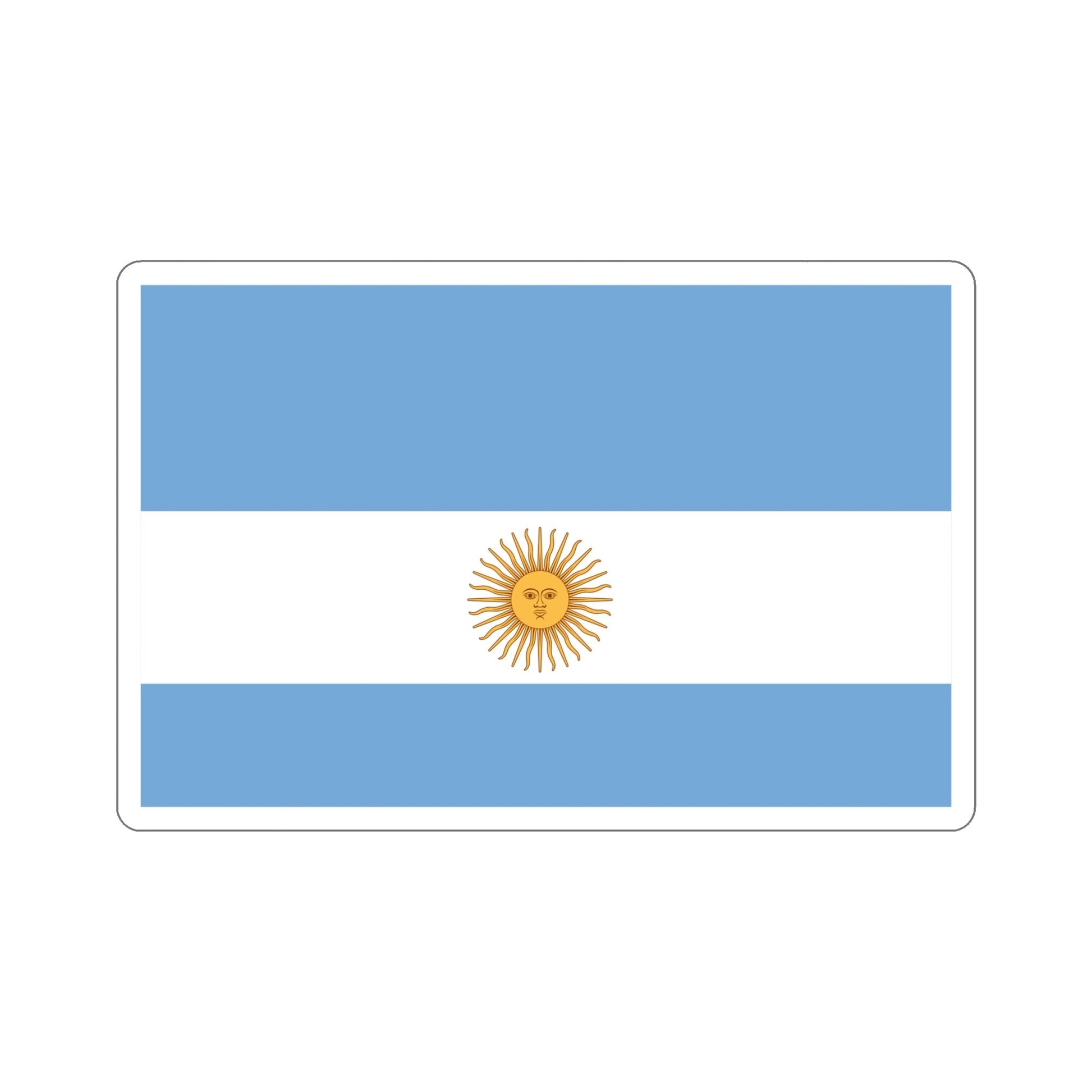 Flag de Marina Argentina 1818 STICKER Vinyl Die-Cut Decal-6 Inch-The Sticker Space