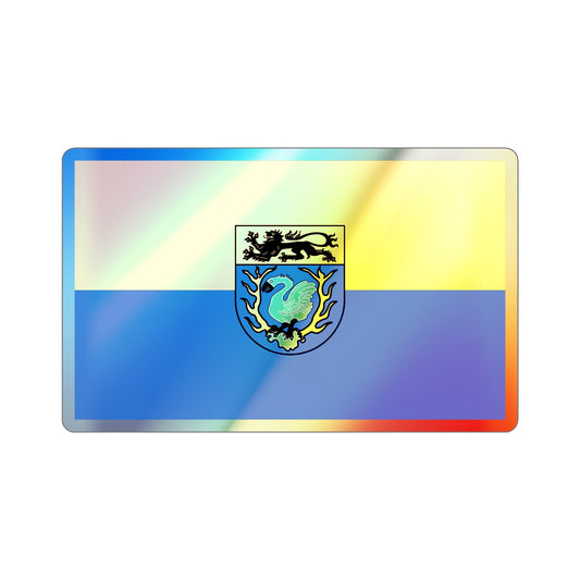 Flag of Aachen Germany Holographic STICKER Die-Cut Vinyl Decal-6 Inch-The Sticker Space