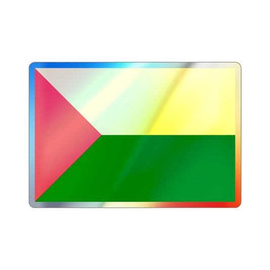 Flag of Abejorral Colombia Holographic STICKER Die-Cut Vinyl Decal-6 Inch-The Sticker Space